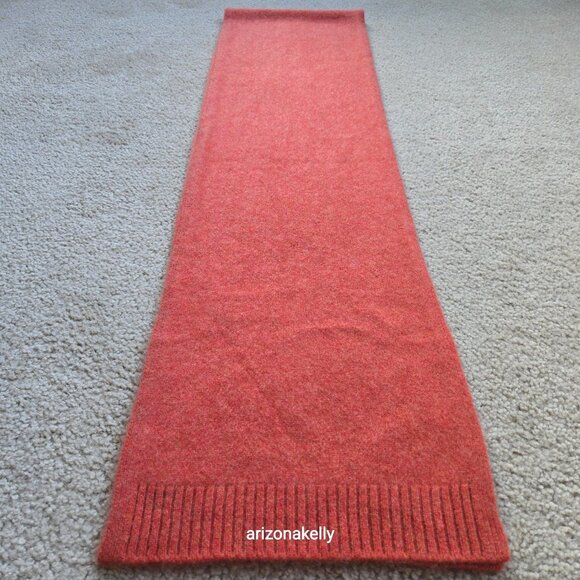 NWOT Tahari Cashmere in Heather Orange Pink - Picture 5 of 16